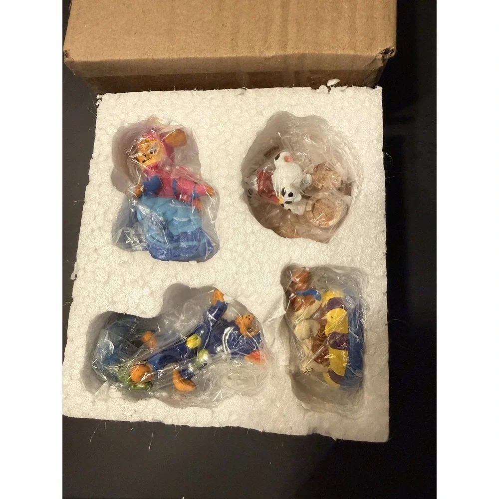 New Penn Plax Paw Patrol Mini Resin Aquarium Decoration Ornament Set Of 4